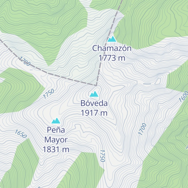 Map of Bóveda