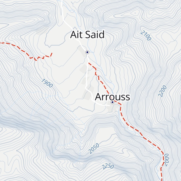 Map of Gite Arous