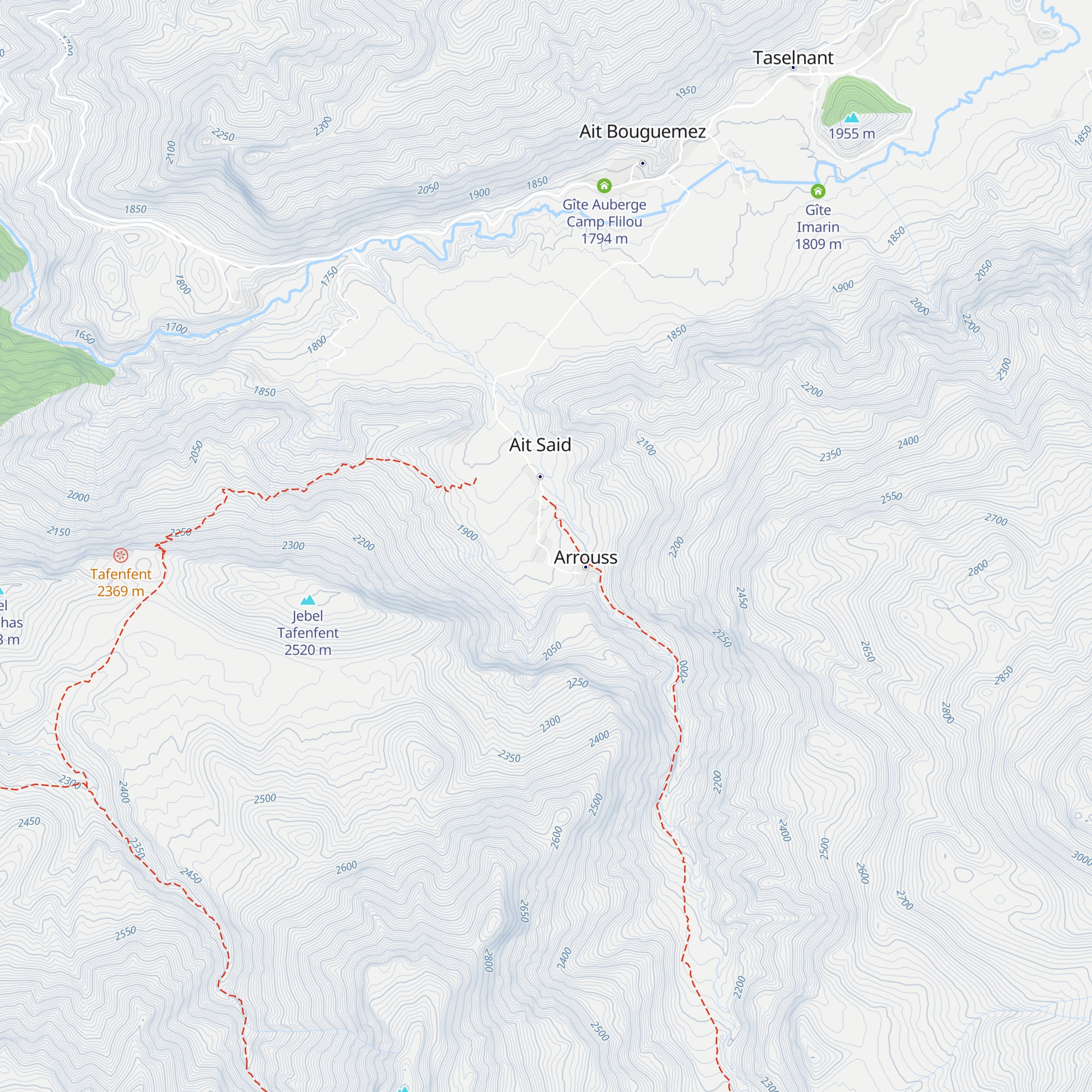 Gite Arous map