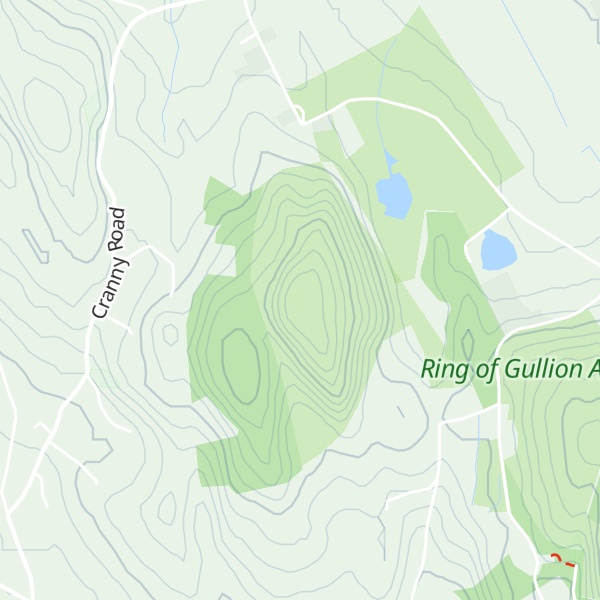 Map of Mullaghbane Mountain