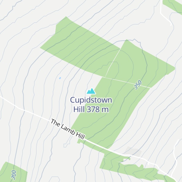 Map of Cupidstown Hill