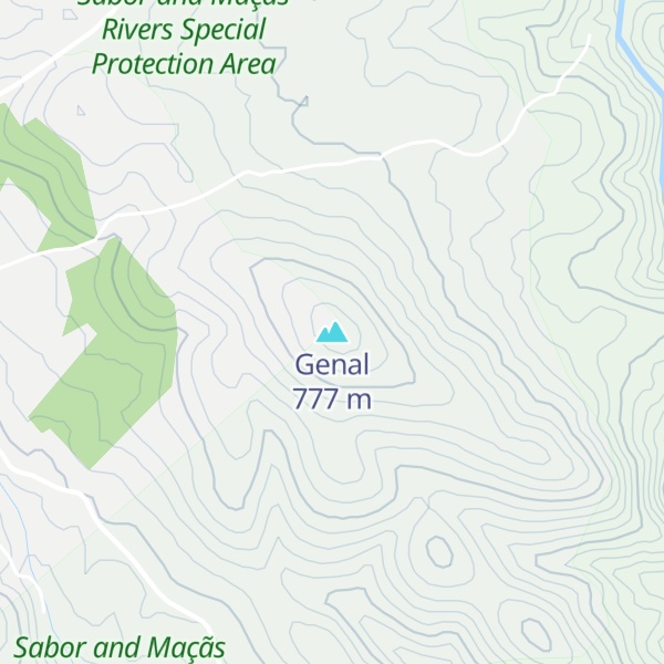 Map of Genal