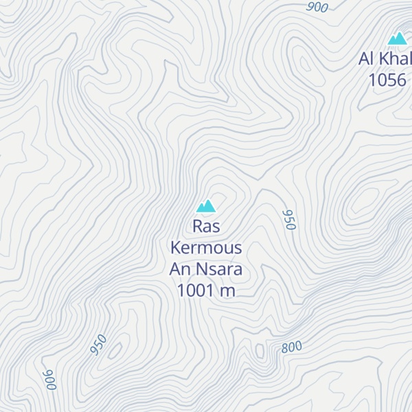 Map of Ras Kermous An Nsara