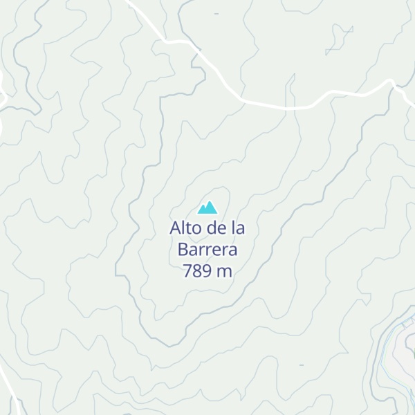 Map of Alto de la Barrera