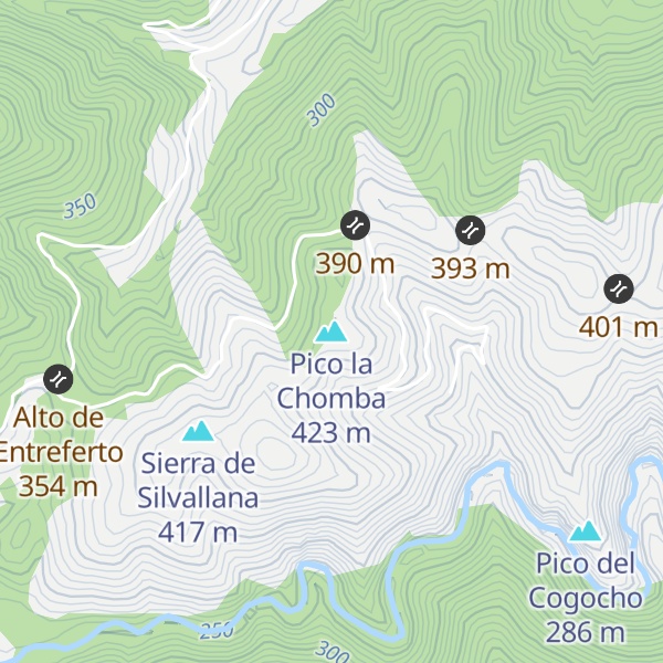 Map of Pico la Chomba