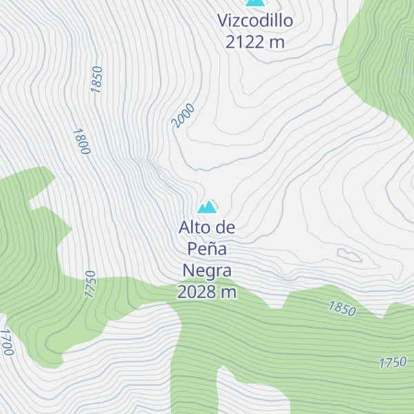 Map of Alto de Peña Negra