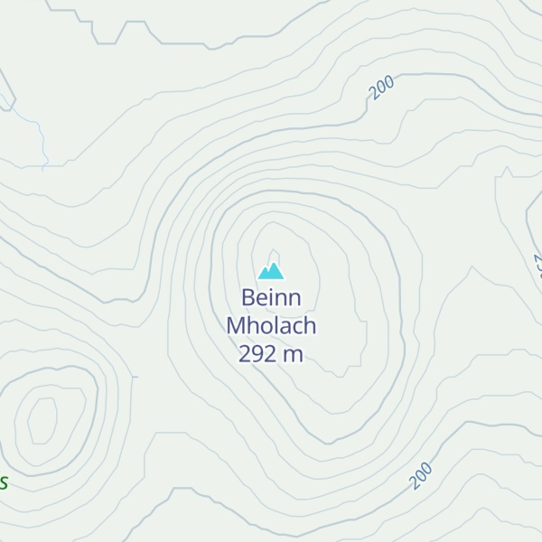 Map of Beinn Mholach