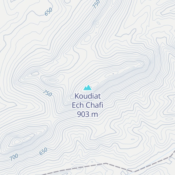 Map of Koudiat Ech Chafi