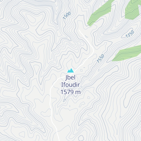 Map of Jbel Ifoudir