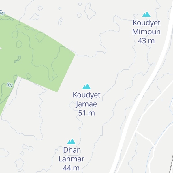 Map of Koudyet Jamae
