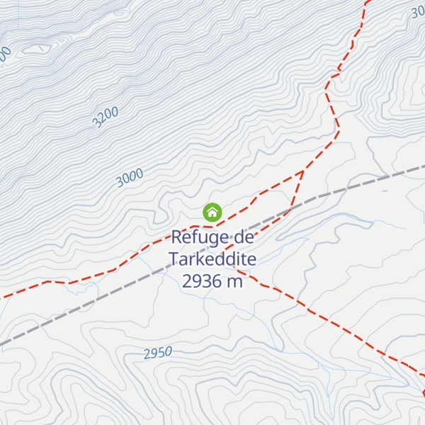 Map of Refuge de Tarkeddite