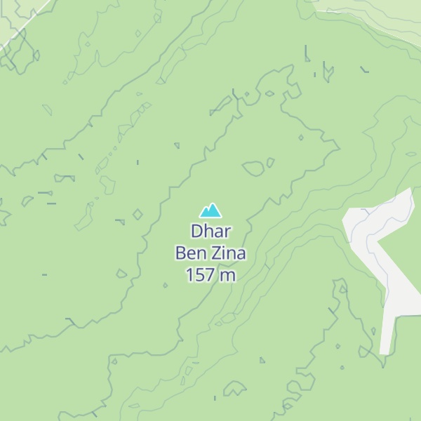 Map of Dhar Ben Zina