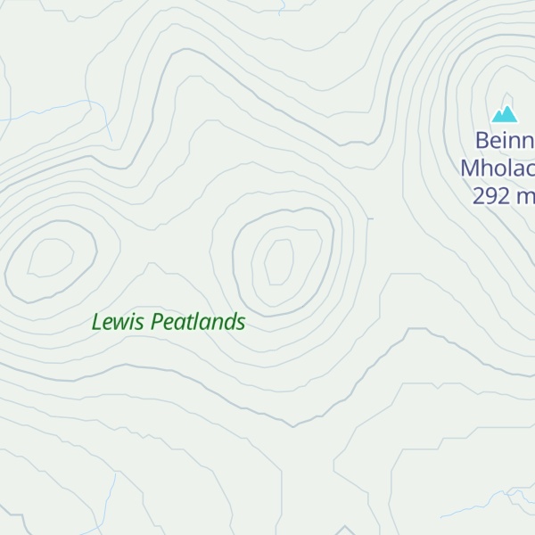 Map of Beinn Bhearnach