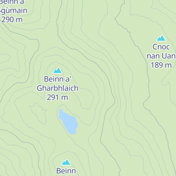 Map of Dùn an Iarla