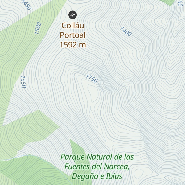 Map of Pico la Boizuna