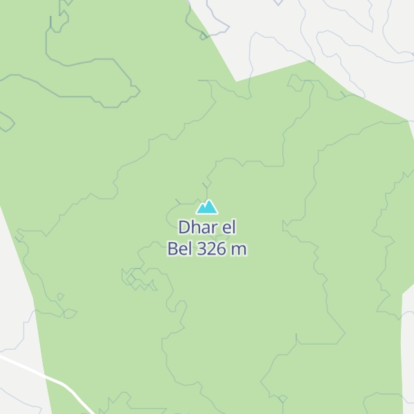 Map of Dhar el Bel