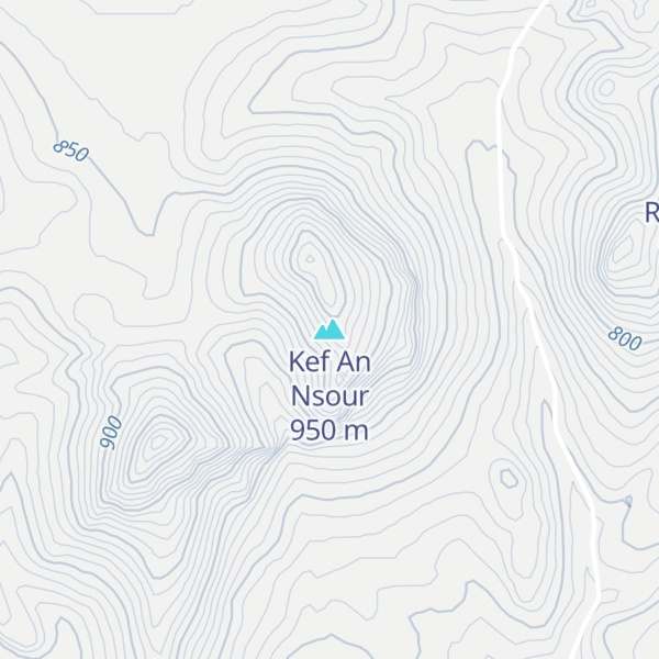 Map of Kef An Nsour