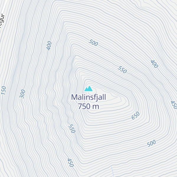 Map of Malinsfjall