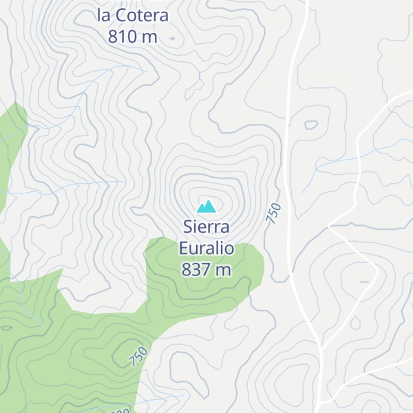 Map of Sierra Euralio
