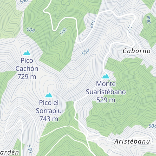 Map of Monte Busbis