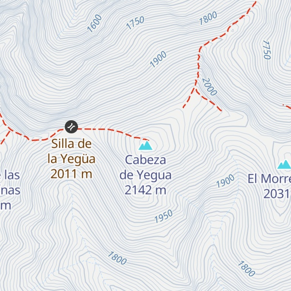 Map of Cabeza de Yegua