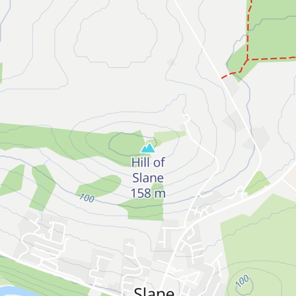 Map of Hill of Slane