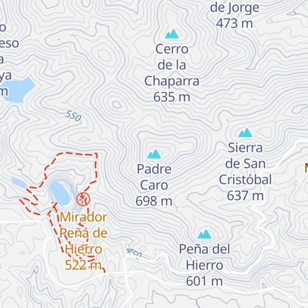 Map of Padre Caro