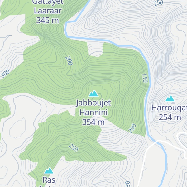 Map of Jabboujet Hannini
