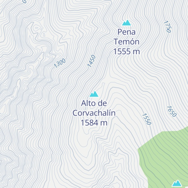 Map of Alto de Corvachalín