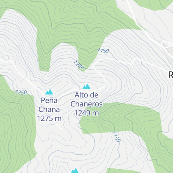 Map of Alto de Chaneros