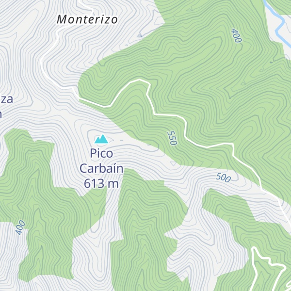 Map of Pico el Oru