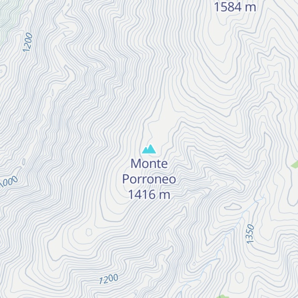 Map of Monte Porroneo