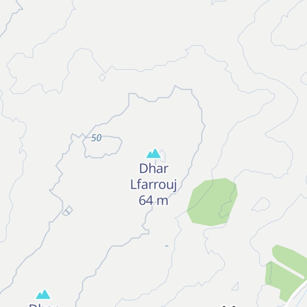 Map of Dhar Lfarrouj