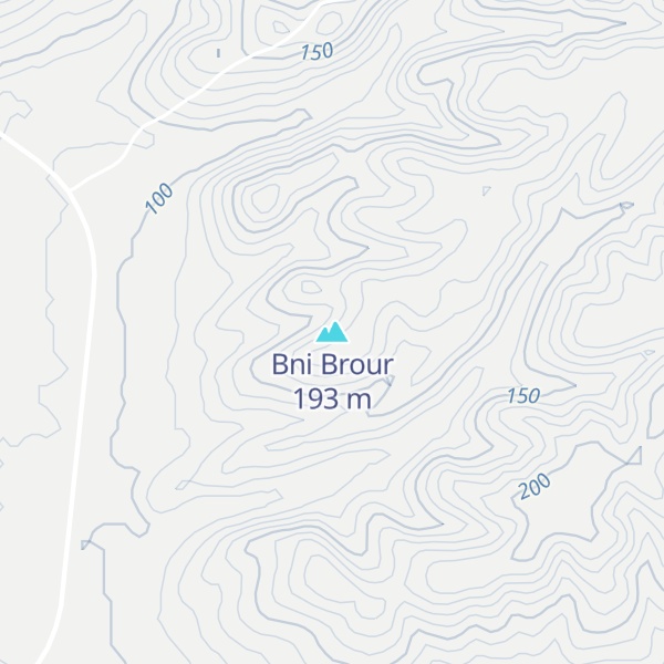 Map of Bni Brour