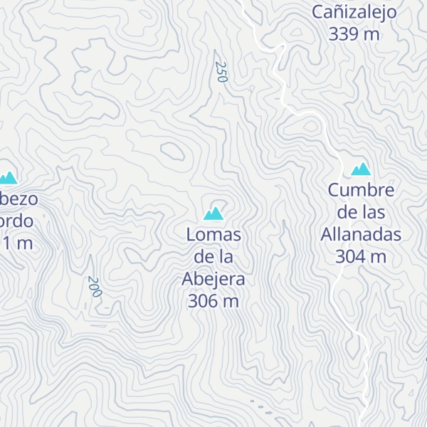 Map of Lomas de la Abejera