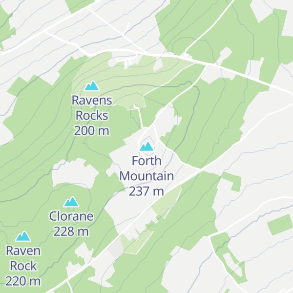 Map of Forth Mountain