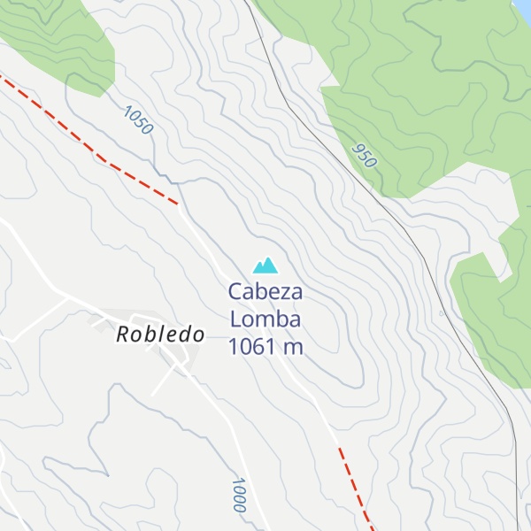 Map of Cabeza Lomba