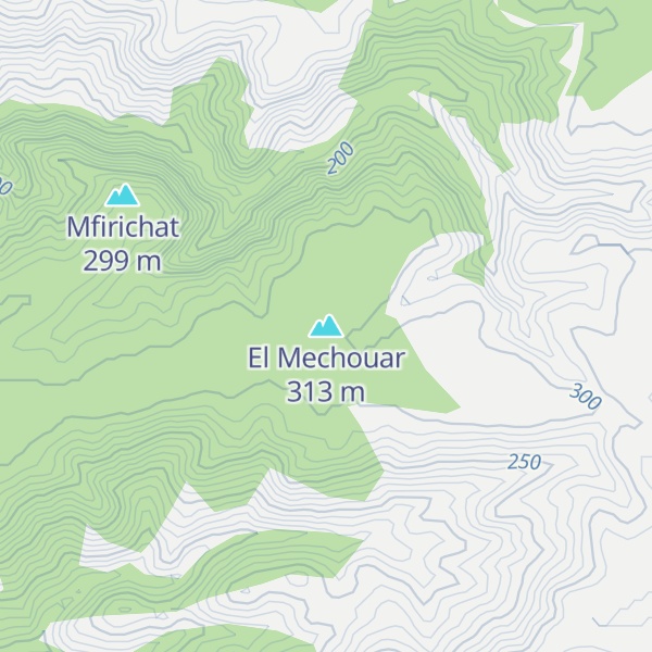 Map of El Mechouar