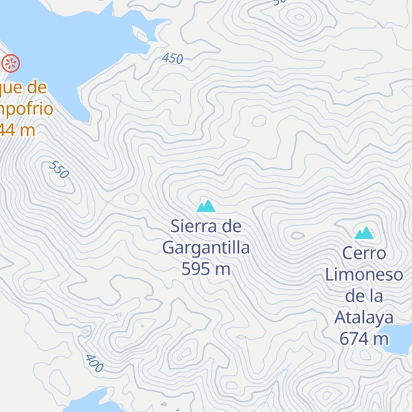 Map of Sierra de Gargantilla