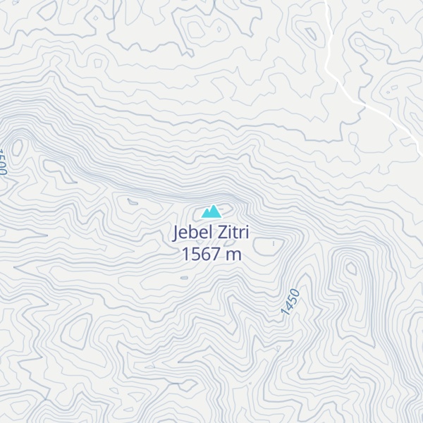 Map of Jebel Zitri