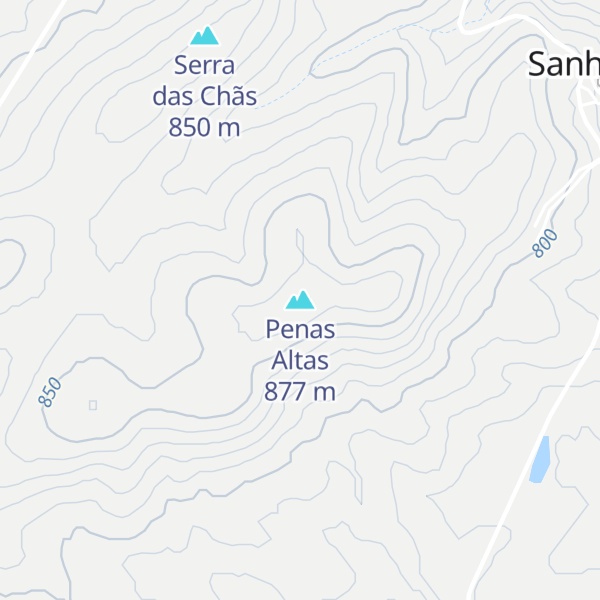 Map of Penas Altas