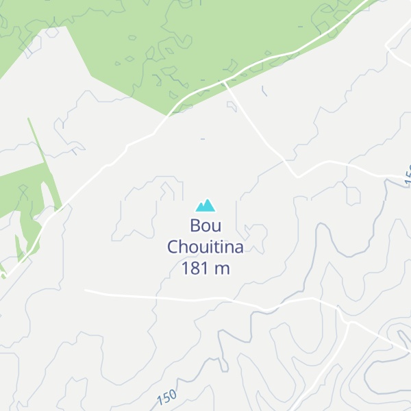 Map of Bou Chouitina