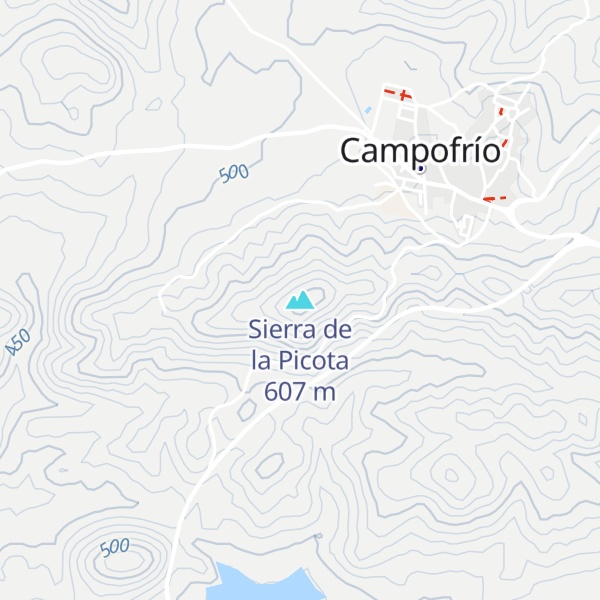 Map of Sierra de la Picota