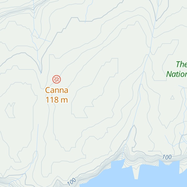 Map of Sliabh Meadhonach