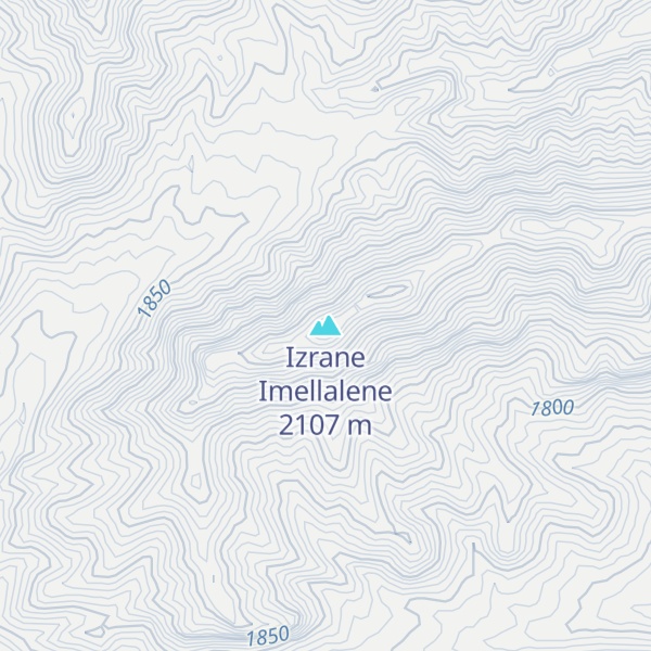 Map of Izrane Imellalene