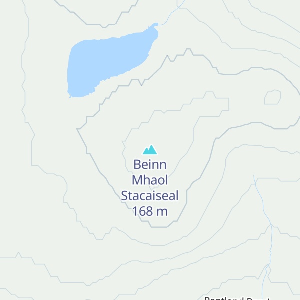 Map of Beinn Mhaol Stacaiseal