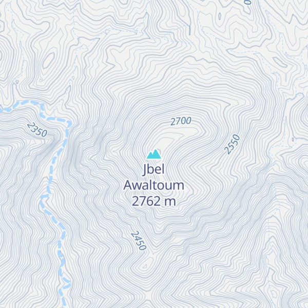 Map of Jbel Awaltoum
