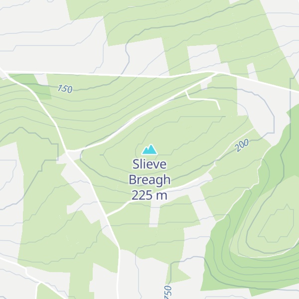 Map of Slieve Breagh