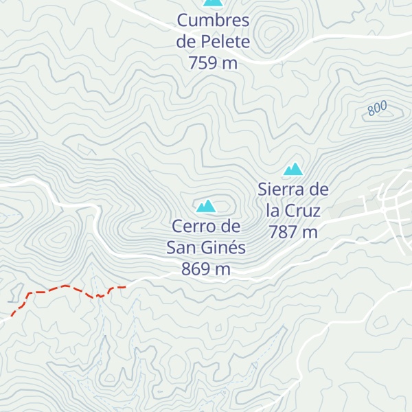 Map of Cerro de San Ginés