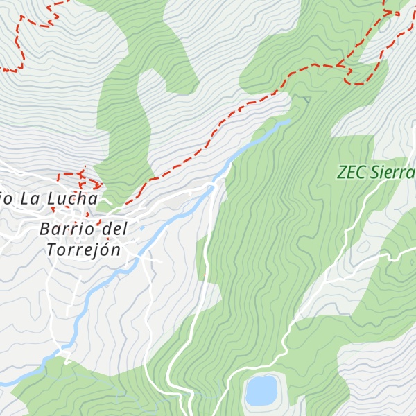 Map of Refugio del Matadero